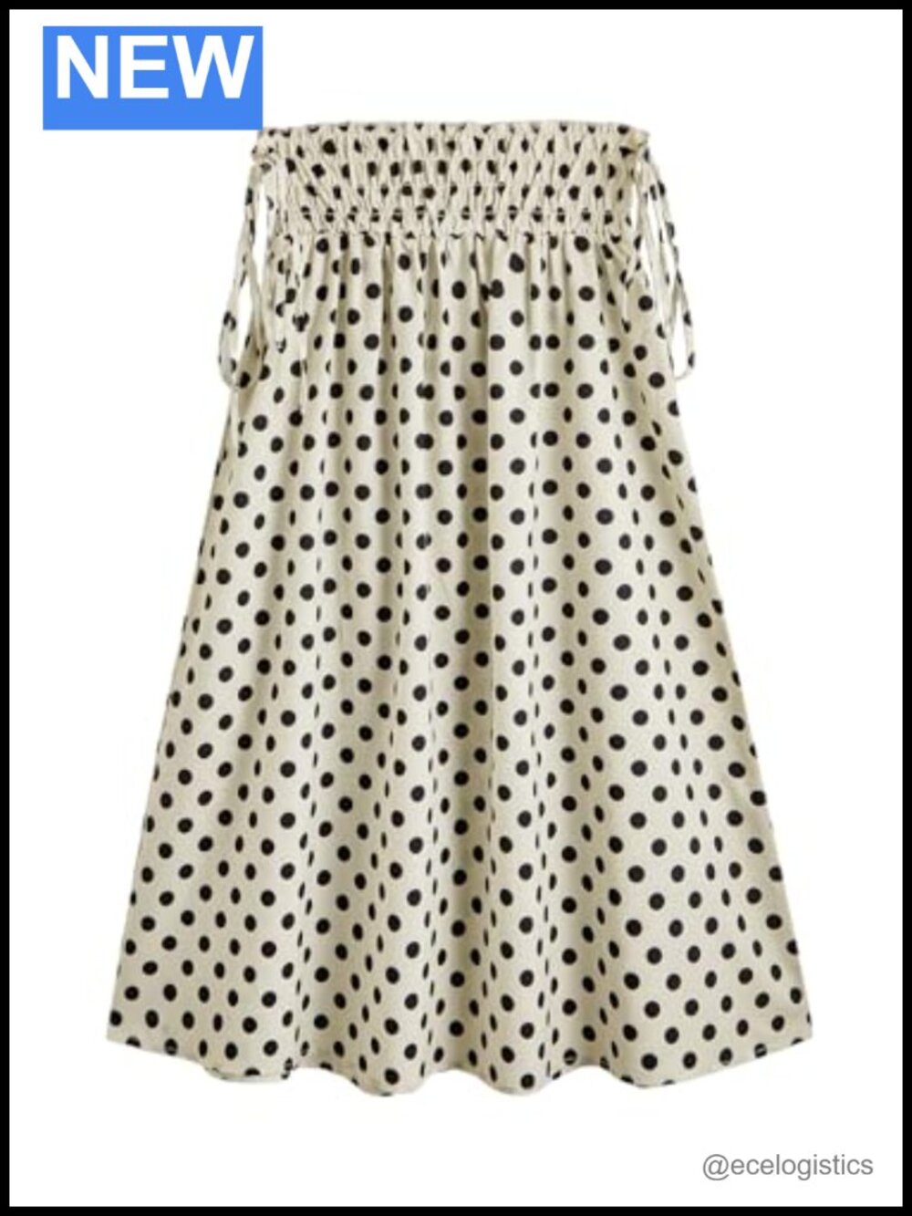 Verdusa Polka Dot A-Line Skirt